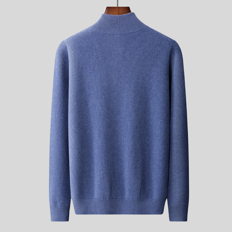 Monarch Cashmere Merino Wool Zip-Up