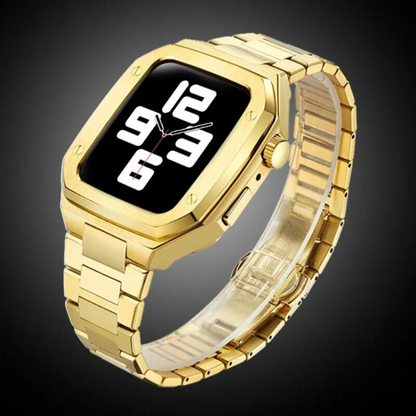 Luxury Stainless Steel Apple Watch Case & Band