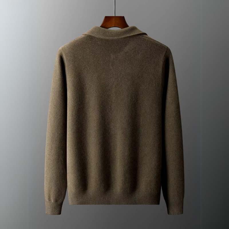 Zander - Merino Wool Cardigan Sweater