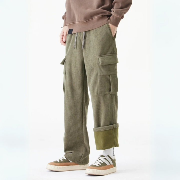 Comfort Fleece-Lined Corduroy Pants