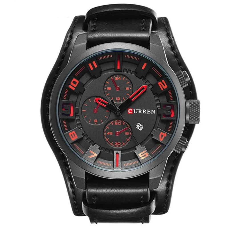 Titan Leather Chrono