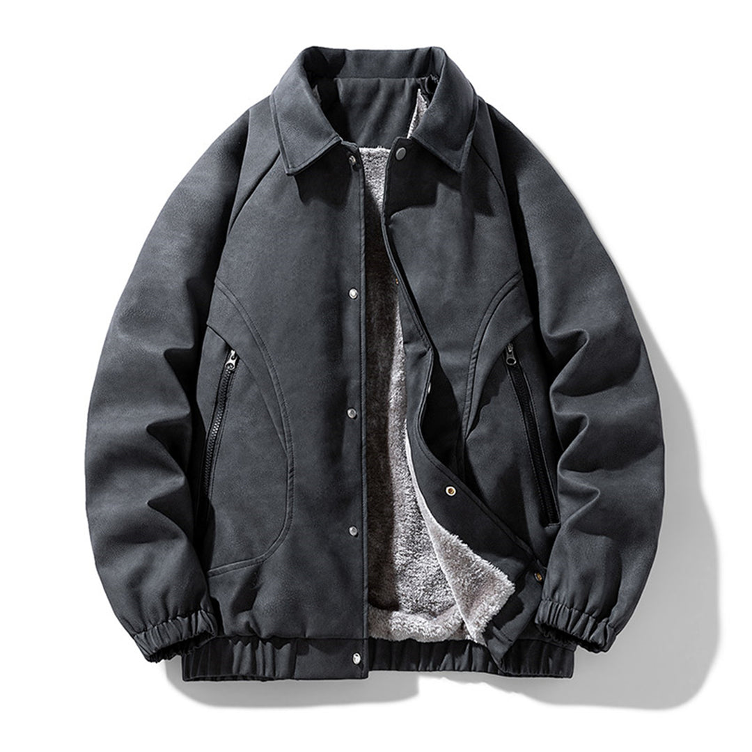 Fleece-Lined Bomber Jacket