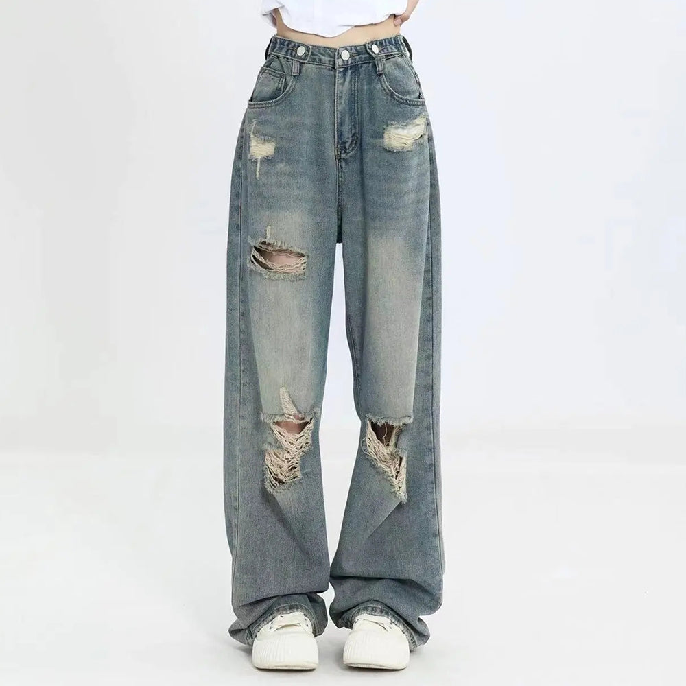 Retro Denim Baggy Jeans