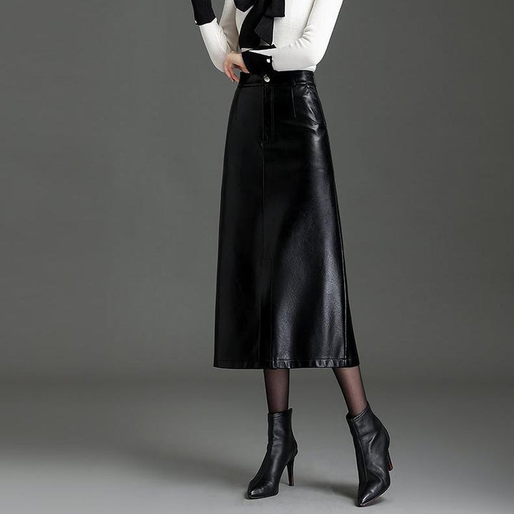 Oriana Leather Skirt