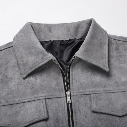 Royal Suede Leather Jacket