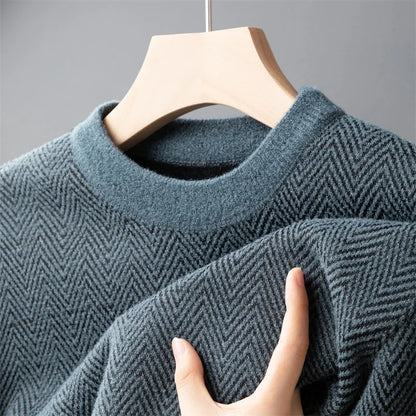 The Herringbone Wool Sweater