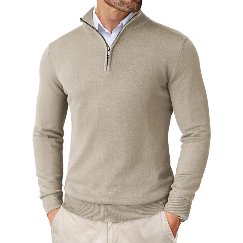 Studio Quarter Zip Sweater