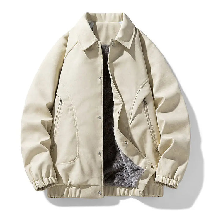 Fleece-Lined Bomber Jacket