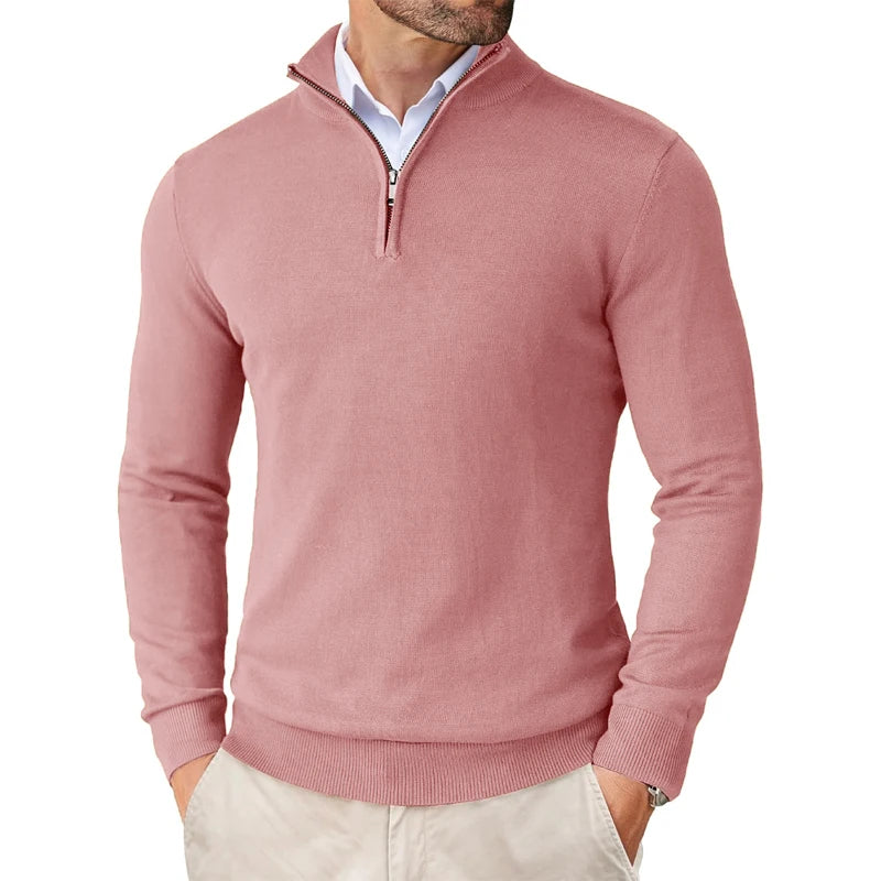 Studio Quarter Zip Sweater