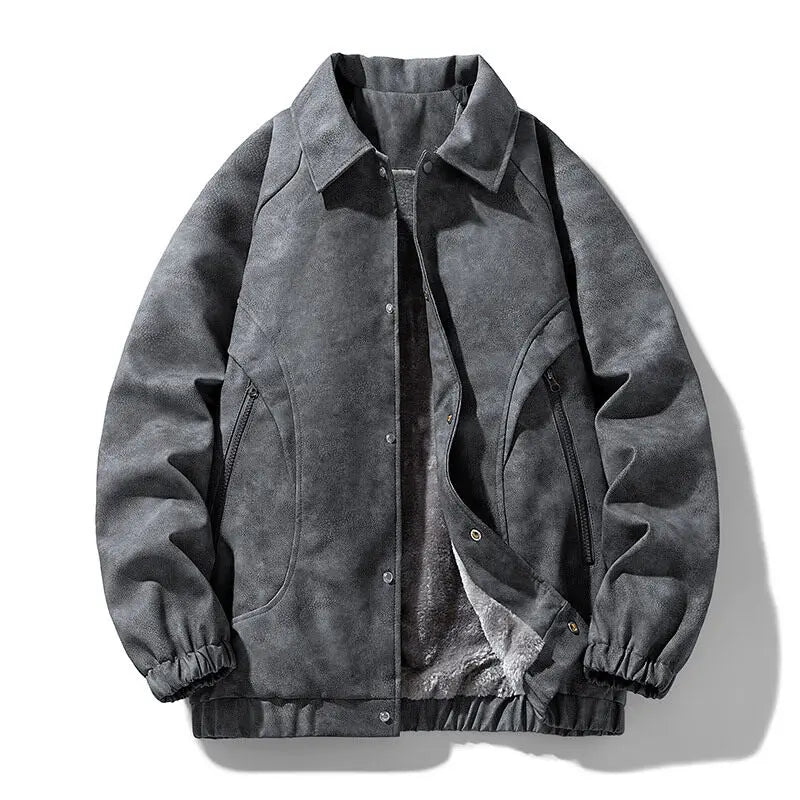 Fleece-Lined Bomber Jacket