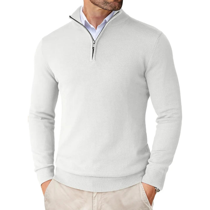 Studio Quarter Zip Sweater