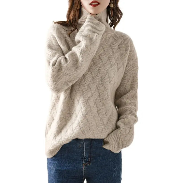 Camila Cashmere Turtleneck Sweater