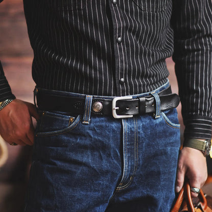 Clifford Western Cowhide Belt