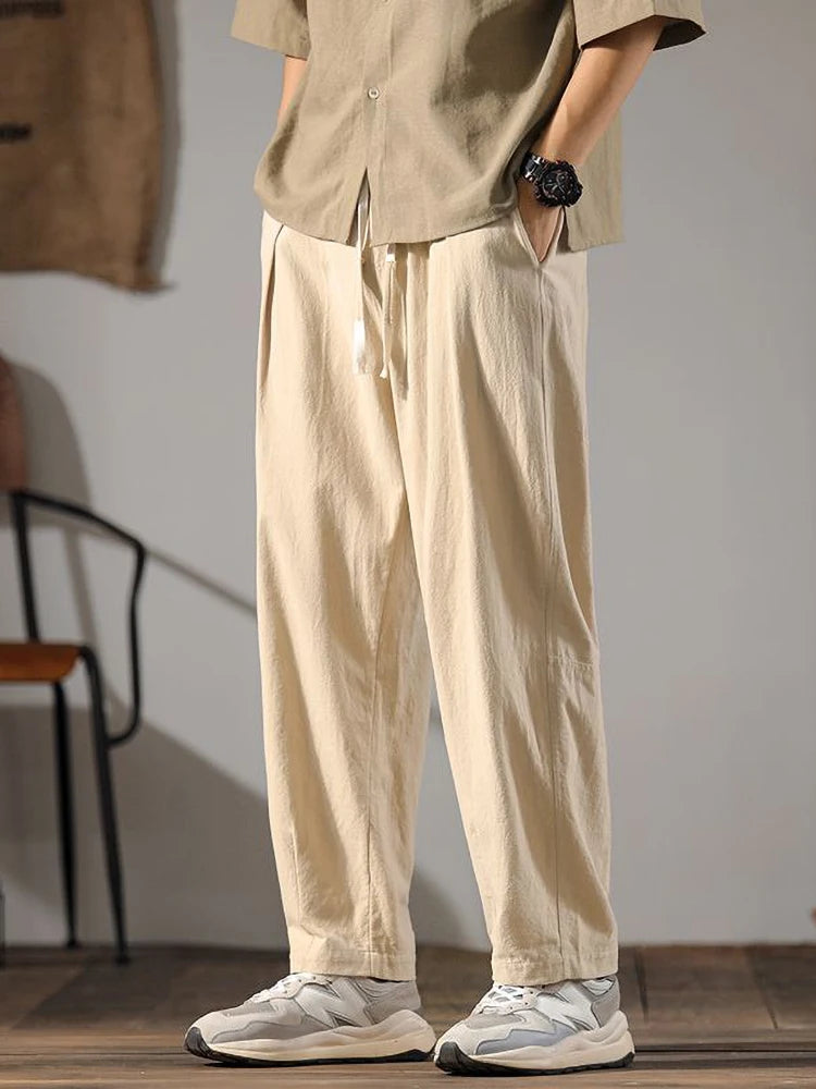 Modern Relaxed Linen Pants