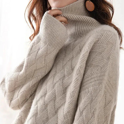 Camila Cashmere Turtleneck Sweater