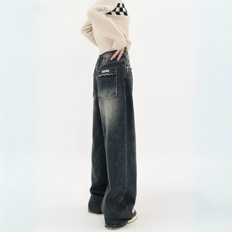 Retro Denim Baggy Jeans